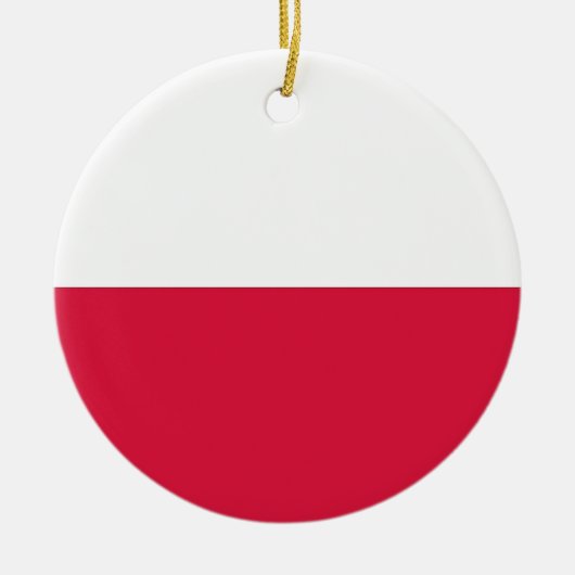 Ornament mit polnischer Flagge (Vorne)