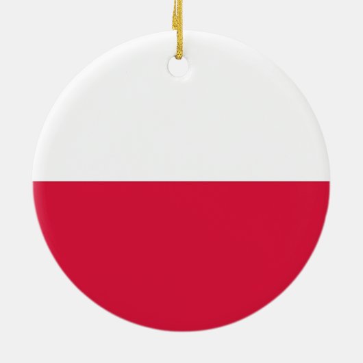 Ornament mit polnischer Flagge (Hinten)