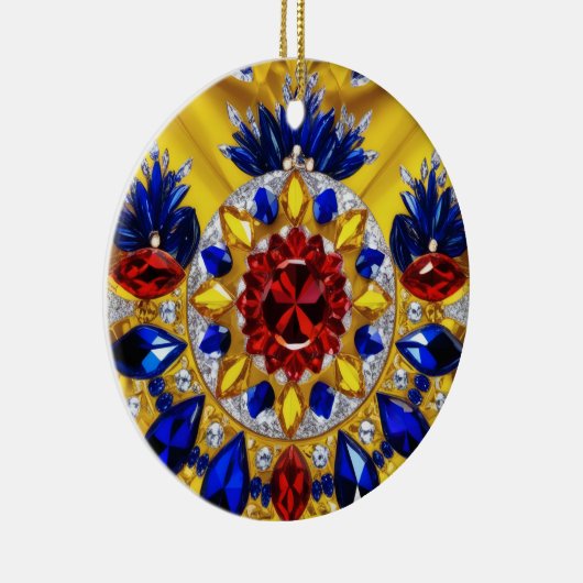 Ornament mit rumänischem Farbdesign (Rechts)