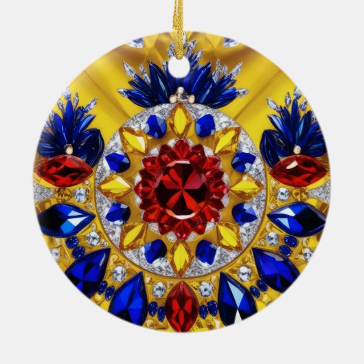 Ornament mit rumänischem Farbdesign (Hinten)