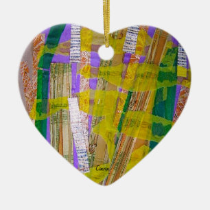 Ornament mit skurriler Collage.