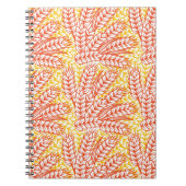 Ornament mit Weizenohren Notizblock (Vorderseite)