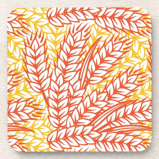 Ornament mit Weizenohren Untersetzer (Vorderseite)