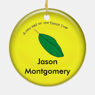 Ornament - Neues Leaf auf Familienbaum.