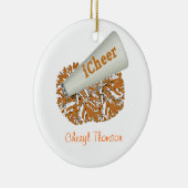 Ornament Orange und White Cheerleader (Rechts)