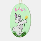 Ornament - Ostern - Bunny & Tulip (R/F) (Links)