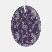 Ornament Paisley Bandana Print Pattern (Vorderseite links)