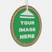 Ornament - Personalisiert - Bild hinzufügen / Text (Vorderseite Rechts)