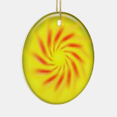 Ornament - Pinwheel in 3d Gelb Ball (Rechts)