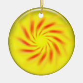 Ornament - Pinwheel in 3d Gelb Ball (Vorne)