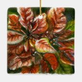 Ornament "Poinsettias" (Rückseite)