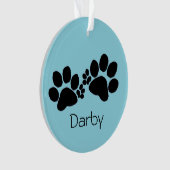 Ornament - Polydactyl Paw Prints and Photo (Vorderseite)