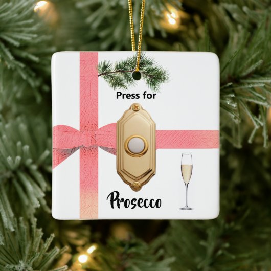 Ornament - Prosecco (Baum)