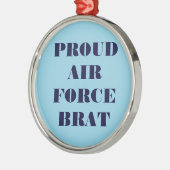 Ornament Proud Air Force Brat (Links)