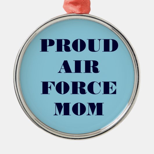 Ornament Proud Air Force Mama (Vorne)