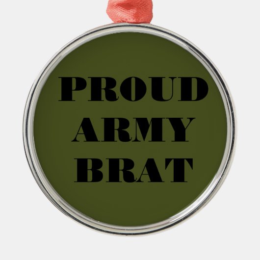 Ornament Proud Army Brat (Vorne)