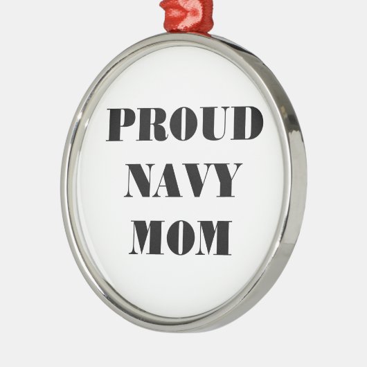 Ornament Proud Navy Mama (Links)