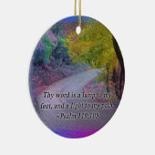 ORNAMENT PSALM 119:105 Ihr Word Lamp to My Feet (Rechts)