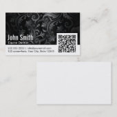 Ornament QR Code Equine Dentist Visitenkarte (Vorne/Hinten)