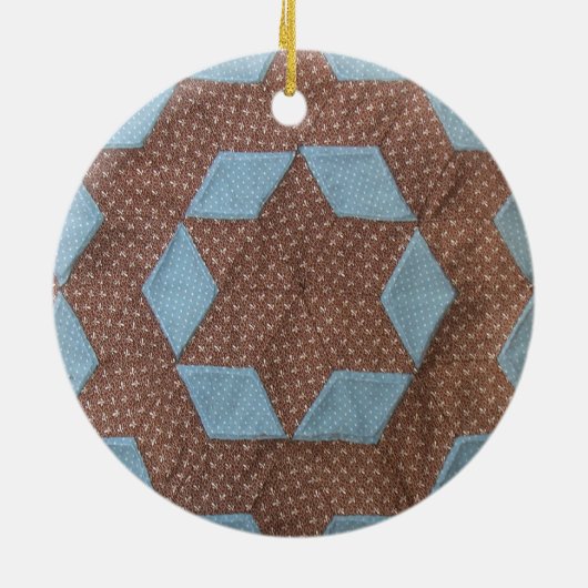 Ornament - Quilt Muster Burg (Hinten)