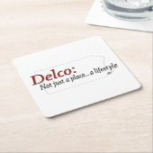 Ornament Rechteckiger Pappuntersetzer (angewinkelt)