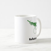 Ornament-Reflektion Kaffeetasse (VorderseiteRechts)