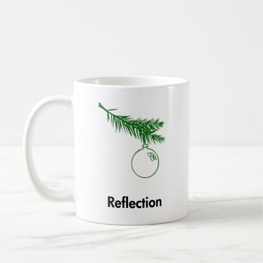 Ornament-Reflektion Kaffeetasse (Links)