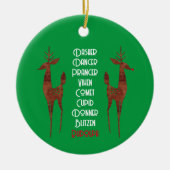 Ornament - Rentier des Weihnachtsmannes - Rudolph (Vorne)