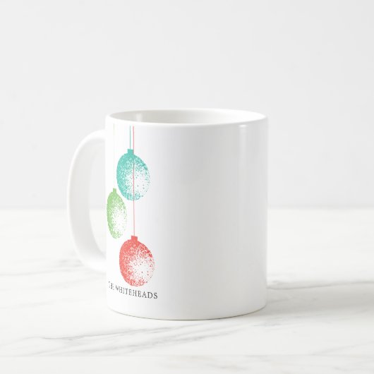 Ornament Retro Kaffeetasse (Vorderseite Links)
