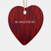 Ornament Rotes Herz (Links)