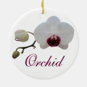 Ornament - Ruby-Lipped White Orchid (Hinten)