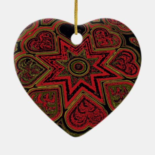 Ornament "Rustic Hearts" (Hinten)