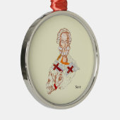 Ornament : Saint Nicholas Aus Metall (Rechts)