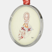 Ornament : Saint Nicholas Aus Metall (Links)