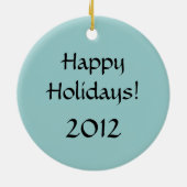 Ornament - Schneemann in Snowglobe (Hinten)