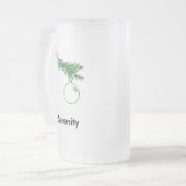 Ornament Serenity Mattglas Bierglas (Vorderseite Links)