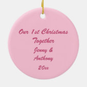 Ornament Snowman Snowlady 1 Weihnachten (Hinten)