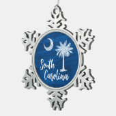 Ornament - South Carolina Flag mit Palmetto Tree (Rechts)