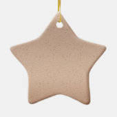 Ornament, Star, Cookie, Peace, Rasta Keramikornament (Hinten)