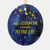 Ornament STARS der kleine Prinz QUOTE (Links)