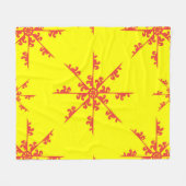 Ornament Swirl Pattern vintage illustrationabstrac Fleecedecke (Vorderseite (Horizontal))