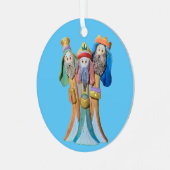 Ornament Three Wise men Aus Metall (Vorderseite links)