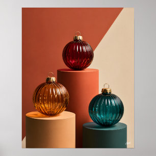 Ornament Trio Color Block Sockel Poster