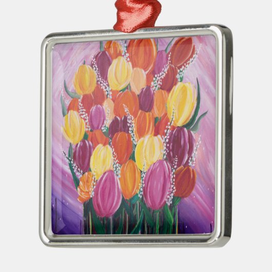 Ornament (Tulip-git to Quit) Aus Metall (Links)