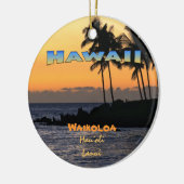 Ornament: Twilight in Waikoloa (Kreis) Keramikornament (Links)