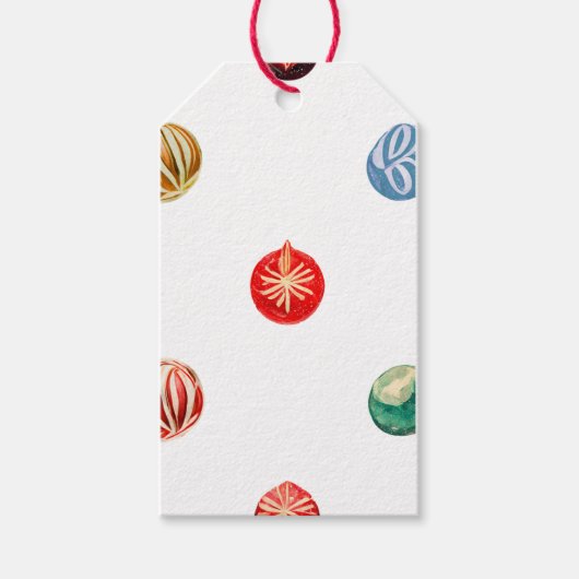 Ornament-Umschlagfutter Geschenkanhänger (Vorderseite)
