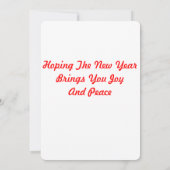 Ornament und Weihnachtskarte Einladung (Rückseite)