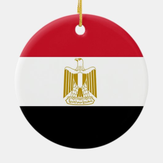 Ornament unter der Flagge Ägyptens (Hinten)