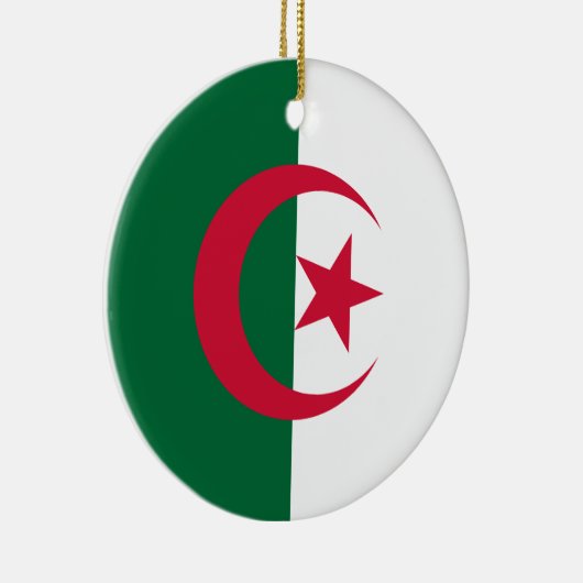 Ornament unter der Flagge Algeriens (Rechts)