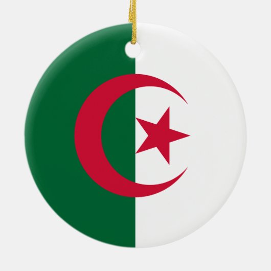 Ornament unter der Flagge Algeriens (Hinten)